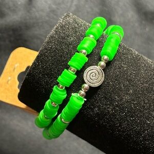 🐠 Handmade clay bead bracelet